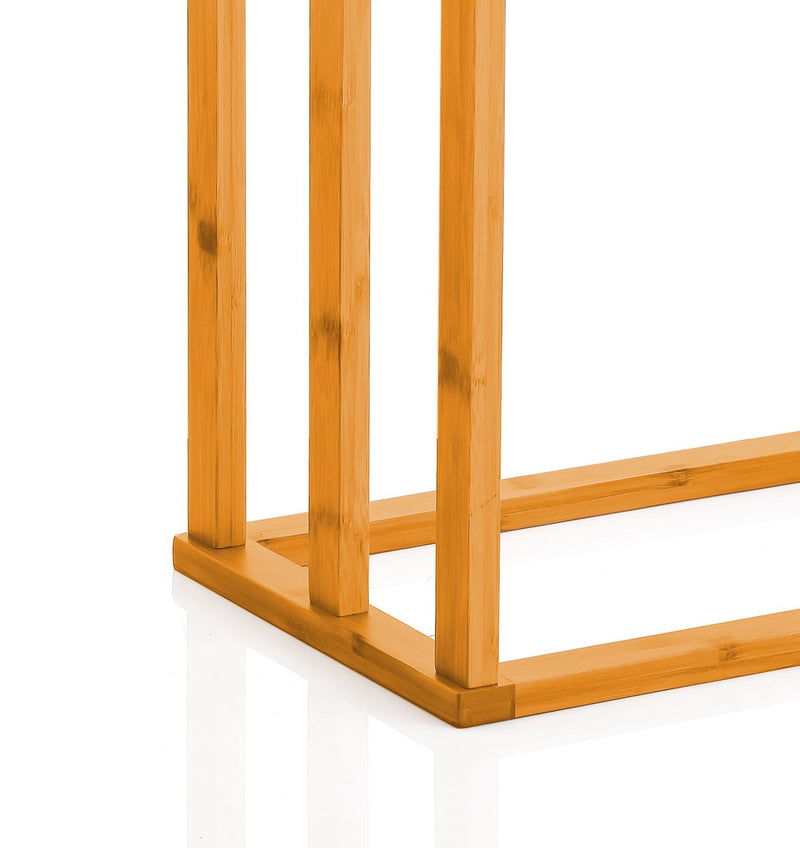 3-Tier Bamboo Towel Rack Freestanding Bar Holder