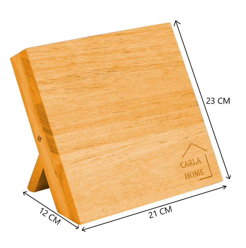 Bamboo Magnetic Knife Block for Kitchen Storage