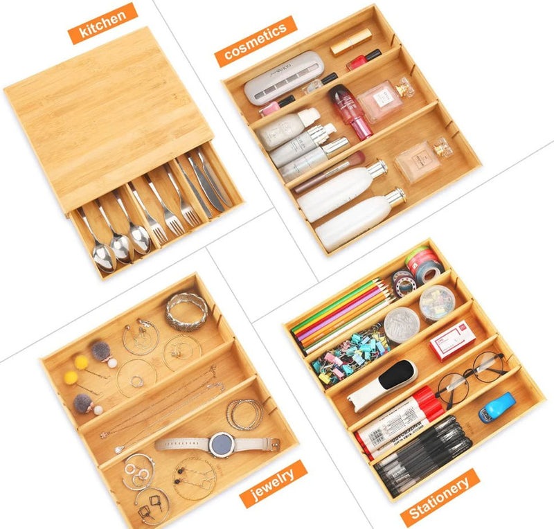 Bamboo K-Cup Coffee Pod Holder Storage Organizer for Kitchen in Natural - additional product view