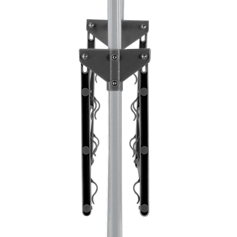 3-Tier Clothes Drying Rack Rolling Folding