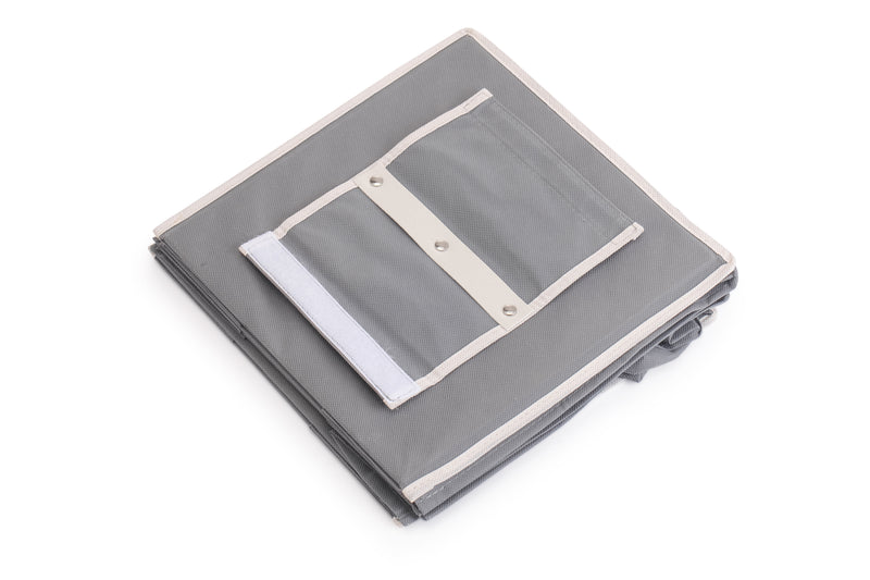 5-Tier Hanging Wardrobe Organiser Grey - Closet Organiser