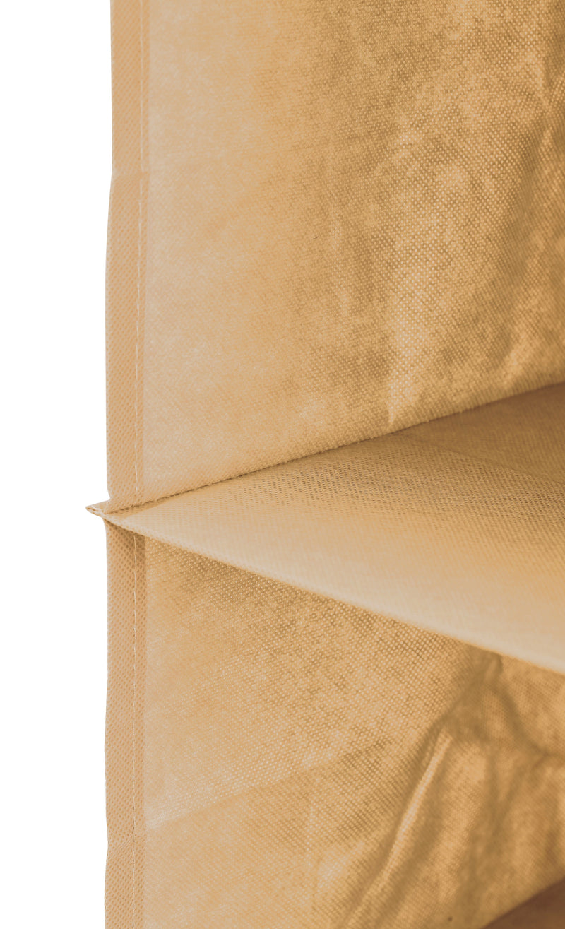 5-Tier Hanging Wardrobe Organiser, Non-Woven Fabric, Beige - additional product view