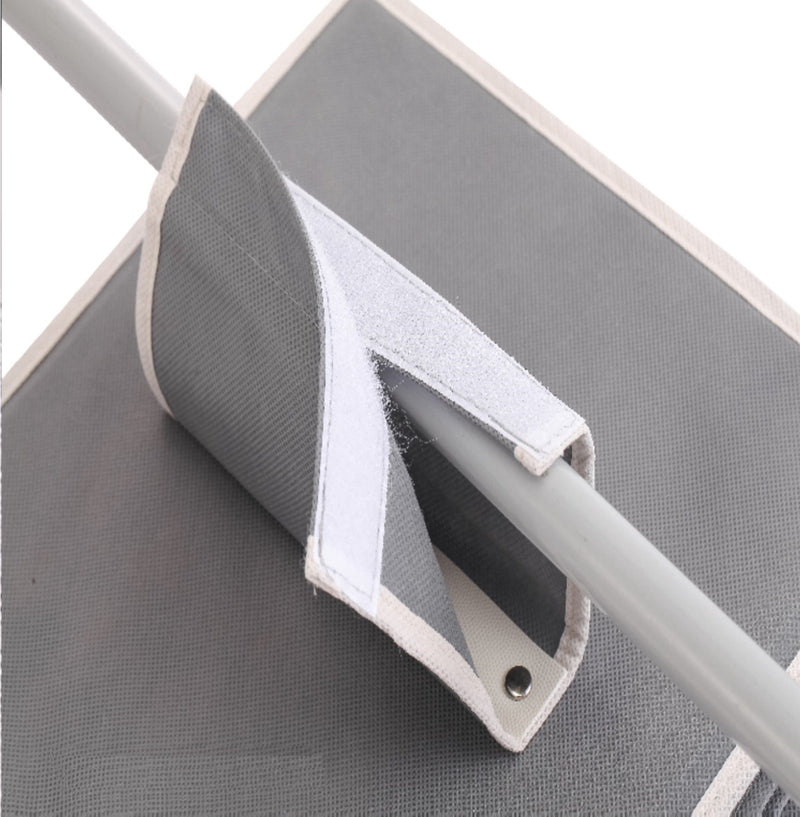 3-Pack - 5-Tier Hanging Wardrobe Organiser Grey