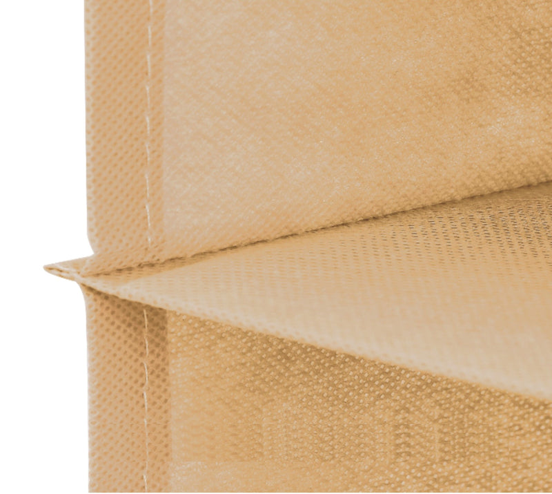 3-Pack - 5-Tier Hanging Wardrobe Organiser Beige