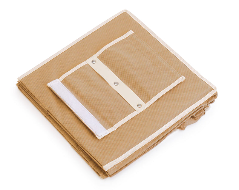 3-Pack - 5-Tier Hanging Wardrobe Organiser Beige