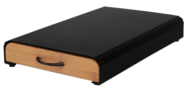 Coffee Pod Holder Bamboo Drawer for 60 Capsules