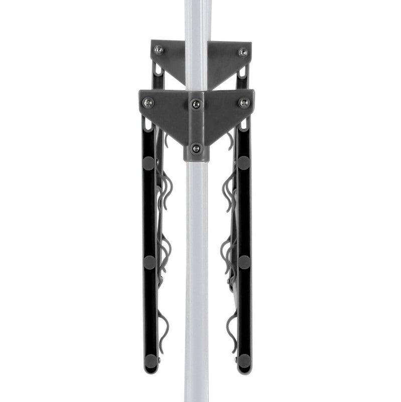 3-Tier Clothes Drying Rack with Wheels - Upgraded Garment Rack
