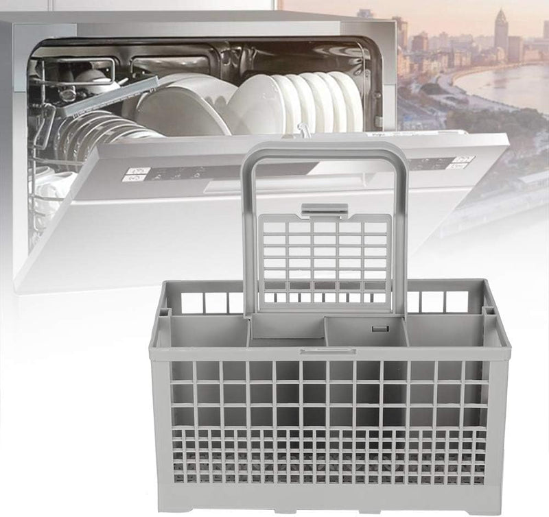 8 Slot Universal Dishwasher Cutlery Basket with Handle