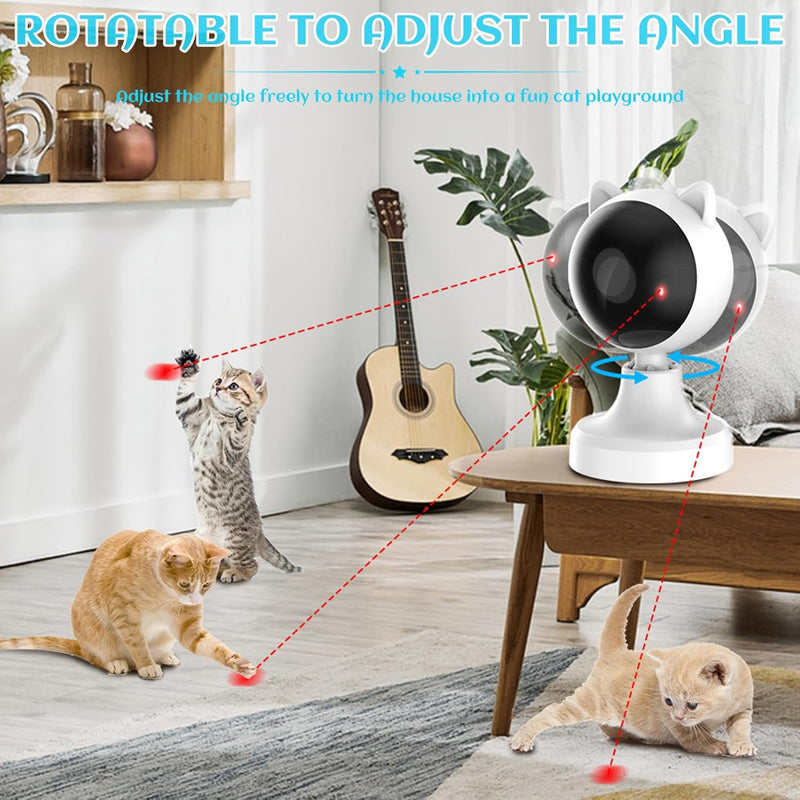 Interactive Laser Toy for Cats with Adjustable Angle