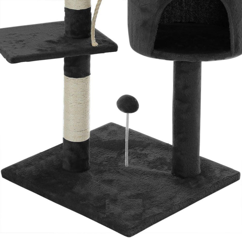 140cm Cat Tree for Indoor Cats with Plush Perch & Scratching Posts