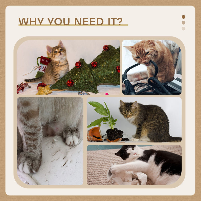 170cm Cat Tree Tower for Indoor Cats with Dual Condos & Plush Perches