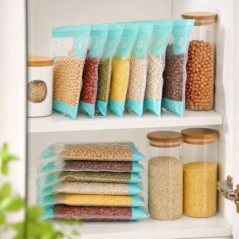 Automatic Vacuum Sealer Kit with Reusable Bags