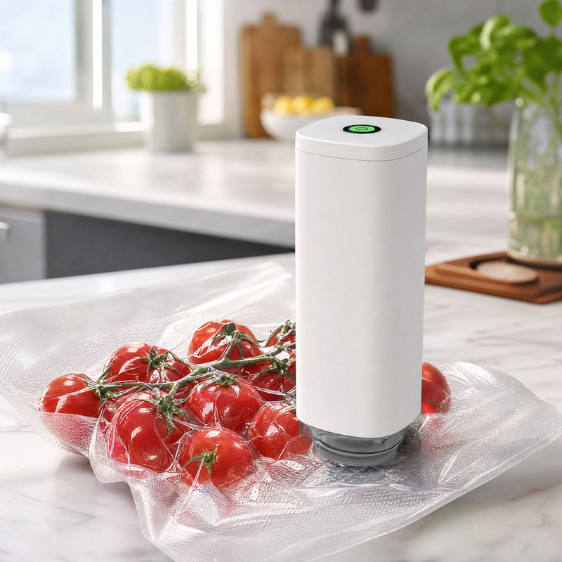 Automatic Vacuum Sealer Kit with Reusable Bags