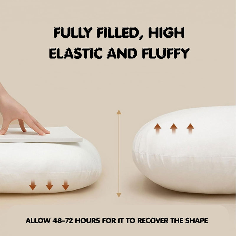 U Shaped Pregnancy Pillow for Full Body Support Grey