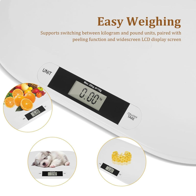 Digital Baby Scale Tare Function Lcd Display