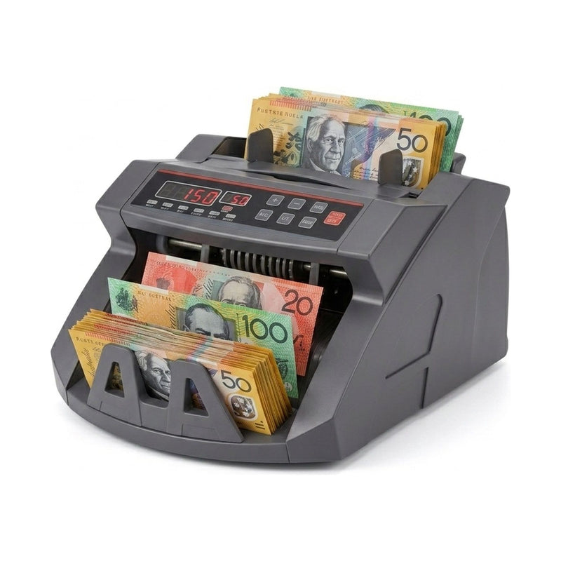 Money Counting Machine with Uv Detection, Grey - main product image