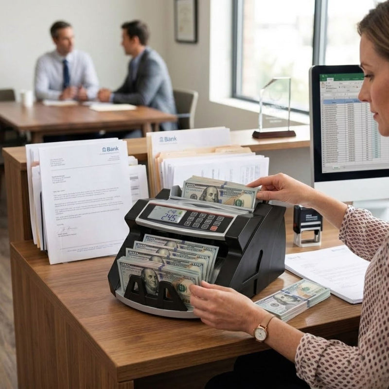 Money Counter Machine with Uv Detection for Aud Dollars