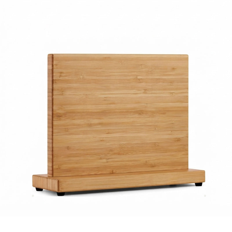 Magnetic Knife Block Bamboo Double Sided Holder