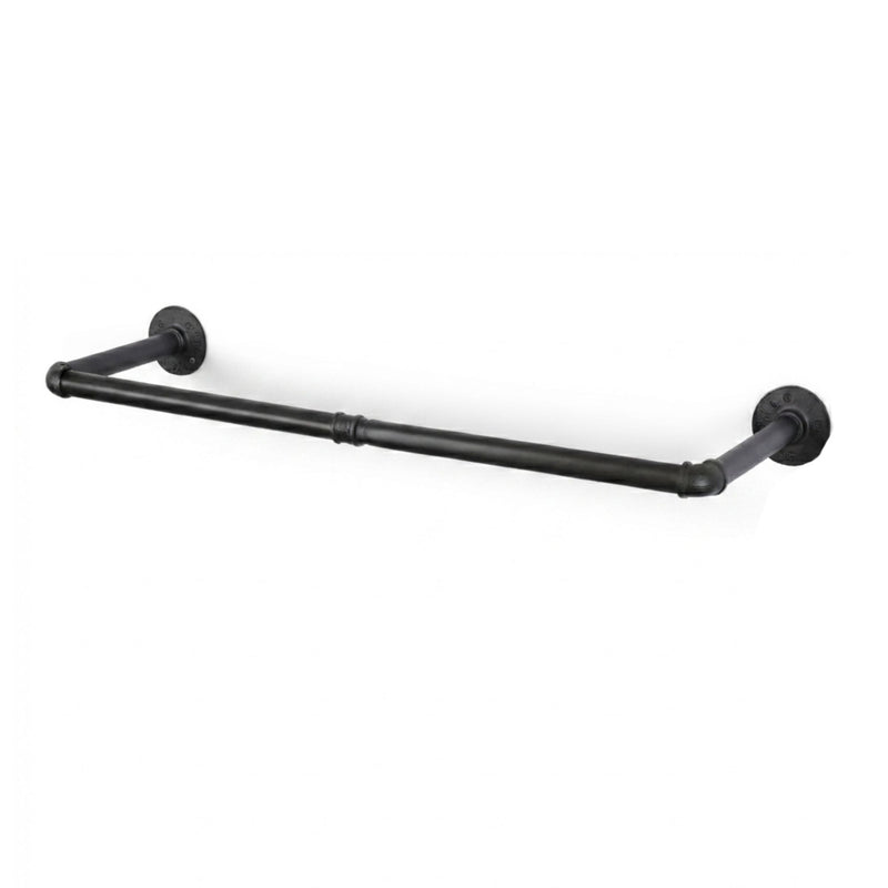 Industrial Pipe Wall Mounted Clothes Rack for Storage