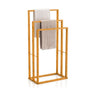 3-Tier Bamboo Towel Rack Freestanding Bar Holder