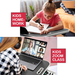 Laptop Bed Desk with Storage and Foldable Legs - Black - detail view