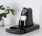 Coffee Pod Holder Metal Drawer for 60 Capsules, Black - alternate angle