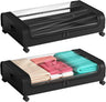 2-Pack XXL Under Bed Storage Container with Wheels and Lid 50L