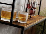Wine Rack for 20 Bottles with Wood Countertop, Brown - size and scale view
