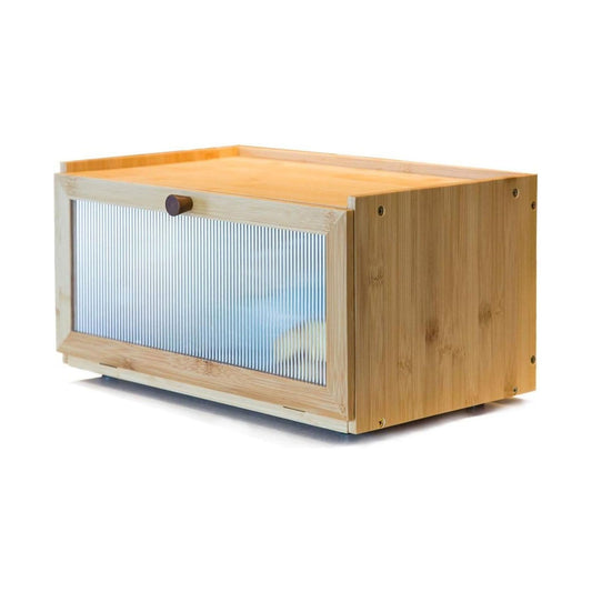 Bamboo Bread Box for Kitchen Countertop Storage, Natural - main product image