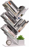 5-Tier Tree Bookshelf Storage Rack for Home Office or Bedroom