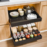 Pull Out Cabinet Organizer with Adjustable Slide Out Shelf for Kitchen