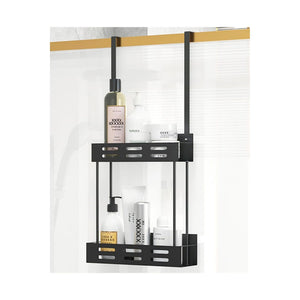 2 Tier Over Door Shower Caddy No Drilling