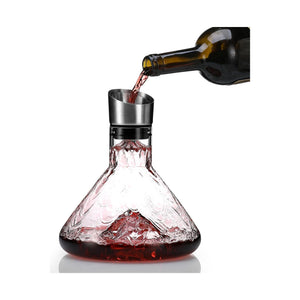 Iceberg Wine Decanter with Aerator Filter and Lid