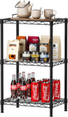 3 Tier Adjustable Metal Storage Shelves Wire Rack Organizer