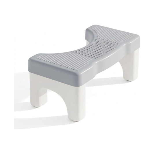Toilet Squat Stool for Easy Pooping Adults and Kids, Grey - main product image