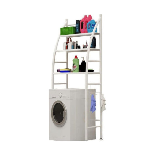 3-Tier Over Washing Machine Storage Rack for Laundry Room, Black - main product image