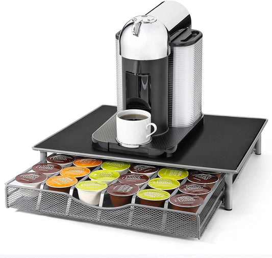 Coffee Pod Drawer for 36 K - Cups Storage Organiser, Black - main product image
