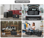 2-Pack Extra Large 180L Moving Storage Bags with Heavy Duty Zippers and Handles, Black - detail view