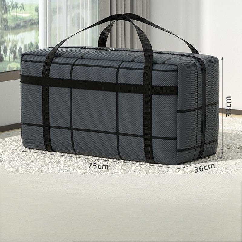 2-Pack Extra Large 180L Moving Storage Bags with Zippers & Handles