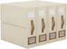 Bed Sheet Organizer Set of 4 with Handle & Window for Bedding Storage