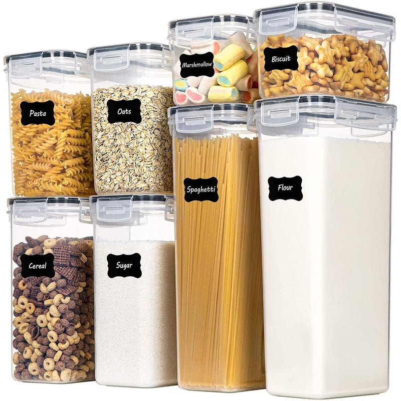 8 Piece Airtight Food Storage Containers Set with Lids
