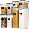 8 Piece Airtight Food Storage Containers Set with Lids