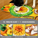 Snuffle Interactive Feeding Mat for Dogs and Pets, Multicolor - alternate angle