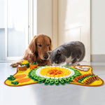 Snuffle Interactive Feeding Mat for Dogs and Pets, Multicolor - detail view