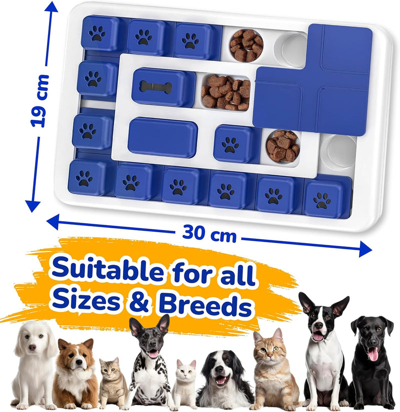 Interactive Dog Puzzle Toy Slow Feeder Treat Dispenser