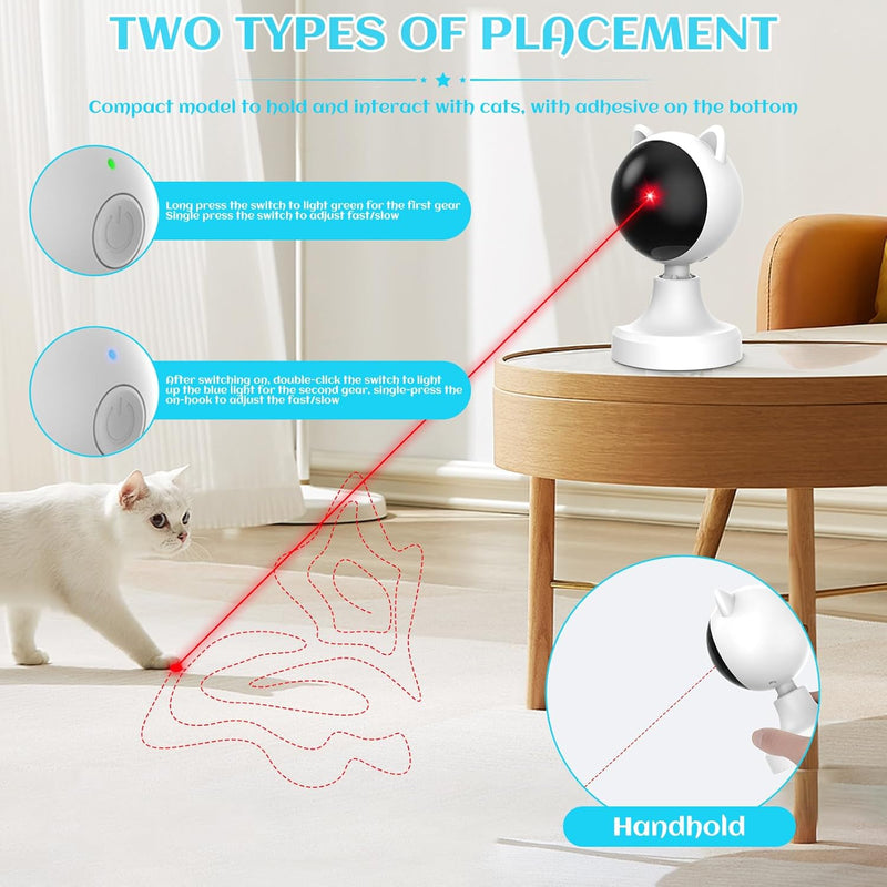 Interactive Laser Toy for Cats with Adjustable Angle