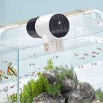 Automatic Fish Feeder with Timer and Moistureproof Design, White - alternate angle