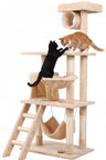 141cm Cat Tree Tower for Indoor Cats with Hammock and Condo
