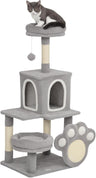 Large Cat Tree Tower with Plush Perch for Indoor Cats