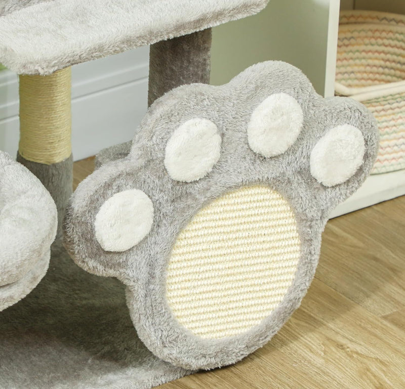 Large Cat Tree Tower with Plush Perch for Indoor Cats